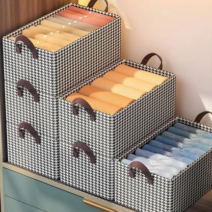 👖 ¡ÚLTIMO DÍA - COMPRA 2 LLEVA 3! ✨ Organizador de Jeans Plegable para Armario - Ahorra Espacio con Divisores Ajustables y Panel Transparente 🏠✨