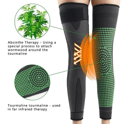 🦵 LIMITED-TIME 50% OFF! ⚡ Tourmaline Self-Heating Acupressure Knee Sleeve – Pain Relief, 360° Fit, Breathable ✨