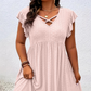 👗 LIMITED-TIME 50% OFF! ✨ Women's V-Neck Ruffle Dress – Elegant, Figure-Flattering, Chic 🌸
