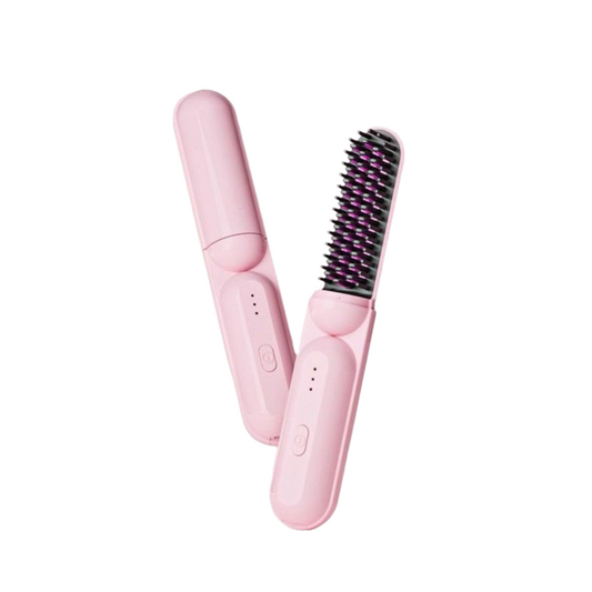 🔥¡Oferta relámpago! ¡50% de descuento como mínimo!🔥Peine alisador para cabello liso y rizado