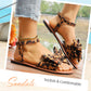 👡 LIMITED-TIME 50% OFF! 🎀 Soft Sole Casual Flat Beach Sandals – Bow Detail, Ultra Comfort, Breathable 🌴