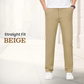 Pantalones cómodos clásicos ligeros para hombre