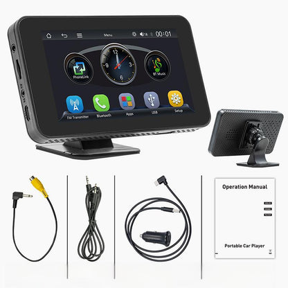 💎 60% OFF! 💎 4.7" HD Touchscreen Car Multimedia Player – Bluetooth 5.0, FM Transmitter & Rearview Camera Support 🚗📱