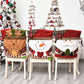 🎄 LIMITED-TIME 50% OFF! ✨ Christmas Chair Cover – Santa, Snowman & Elk Designs 🪑