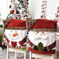 🎄 LIMITED-TIME 50% OFF! ✨ Christmas Chair Cover – Santa, Snowman & Elk Designs 🪑