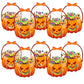 🎃 LIMITED-TIME 50% OFF! Halloween Transparent Pumpkin Favor Bags, Trick-or-Treat Candy Gift Bags
