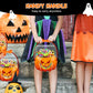 🎃 LIMITED-TIME 50% OFF! Halloween Transparent Pumpkin Favor Bags, Trick-or-Treat Candy Gift Bags