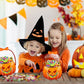 🎃 LIMITED-TIME 50% OFF! Halloween Transparent Pumpkin Favor Bags, Trick-or-Treat Candy Gift Bags