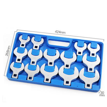 14PCS Juego de llaves crowfoot grandes de 1/2 pulgada