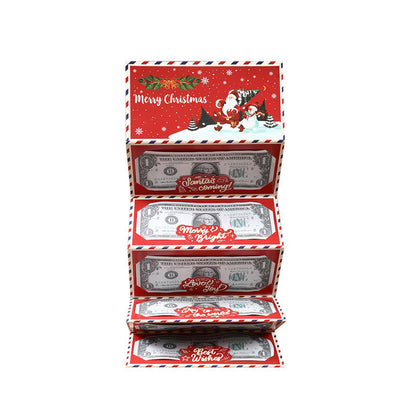 Bolsa de dinero de Navidad delicada para efectivo