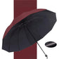 🔥¡50 % de descuento! ☔Paraguas plegable grande de 12 varillas con diseño resistente al viento Paraguas plegable grande de 12 varillas, diseño resistente al viento