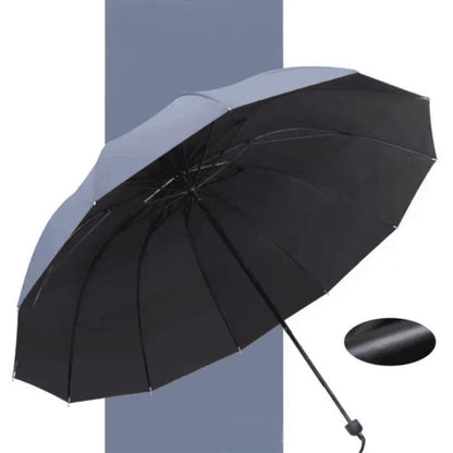 🔥¡50 % de descuento! ☔Paraguas plegable grande de 12 varillas con diseño resistente al viento Paraguas plegable grande de 12 varillas, diseño resistente al viento