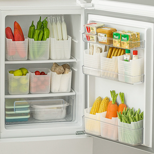 🔥¡Compre 3 y llévese 5 gratis（8 piezas）!🔥Caja de almacenamiento multifuncional para refrigerador