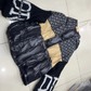 🎁 Hot Sale 50% OFF 🔥Women’s Patchwork Knit Sleeve Hooded Puffer Jacket|Free Express Delivery✈️
