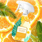 Spray desengrasante potente con aroma a naranja para la cocina