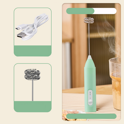 ☕ LIMITED‑TIME 50% OFF! ✨ Electric Drink Foam Mixer – 3‑Speed Adjustable, USB Rechargeable, Easy‑Clean 🥛