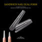 Formularios para extensiones de uñas sin bandeja de papel