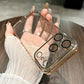 Brillante Estilo de Arena Transparente para iPhone