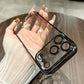 Brillante Estilo de Arena Transparente para iPhone