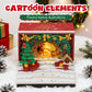 Calendario decorativo navideño en papel 3D🎄