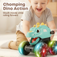 🦖 ¡50% DE DESCUENTO! ✨ Coche de Juguete Dinosaurio Press & Go - Luces y Sonidos con Movimiento Automático para Niños Pequeños 🎮🚗