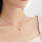 💖Para aquellos a quienes amas, incluyéndote a ti mismo.💖Collar con alas de ángel rosas