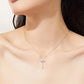 👼 2026 Sale — Over 44,000 Sold!✨ Pink Angel Wings Necklace – Movable Wing Design 💘