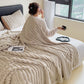 ❄️ LIMITED-TIME 50% OFF! 🧶 Thickened rabbit plush&milk velvet cover blanket – Fluffy, Warm, Washable ✨