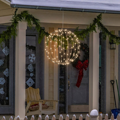 ✨ LIMITED-TIME 50% OFF! 💡 Hanging LED Sphere Light – Collapsible, Weatherproof, Versatile 🌿