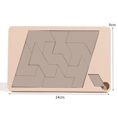 🧩 ¡33% DE DESCUENTO! ✨ Rompecabezas de madera Tangram - 7 formas geométricas clásicas para desarrollar la creatividad y la lógica de los niños 🔺🔷