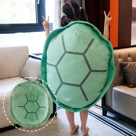 Wearable Turtle Shell Plush Throw Pillow
