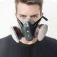 💎 50% OFF! 💎 Dust-Proof Integrated Respirator Mask – Dual-Tank Activated Carbon Filters, Industrial-Grade Gas & Dust Protection 🛡️🔥