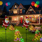 🎅 50% OFF FLASH SALE! ✨Solar Christmas Santa Decor Lights – Weather‑Resistant, 5 Styles 🎁