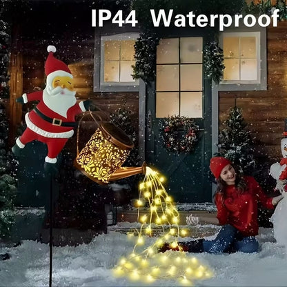 🎅 50% OFF FLASH SALE! ✨Solar Christmas Santa Decor Lights – Weather‑Resistant, 5 Styles 🎁