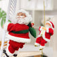 🎁Christmas Sale 50% OFF🎅Electric Fireplace Climbing Santa Claus Musical Toys🎄