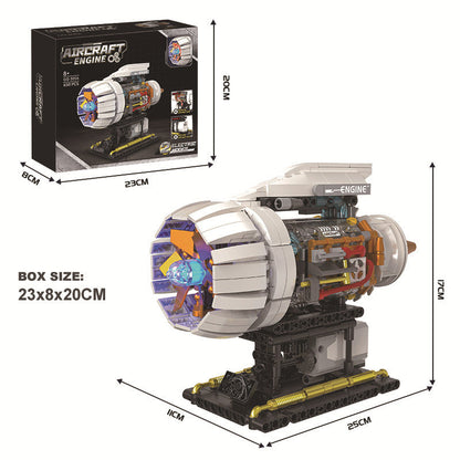 💎 50% OFF! 💎 OHV V8 Small-Block Engine Model Kit – 692-Piece Transparent, Motorized & Fully Functional Building Set 🔧🌀