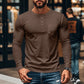 💎 50% OFF! 💎 Men’s Slim Fit Henley Long Sleeve T-Shirt – Breathable, Refined & Perfect for Layering 👔👕