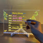 🖍️ LIMITED‑TIME 50% OFF! ✨ Erasable Light‑Up Acrylic Drawing Board with Stand, DIY Transparent LED Message Sign – Luminous, Reusable, Creative ✨