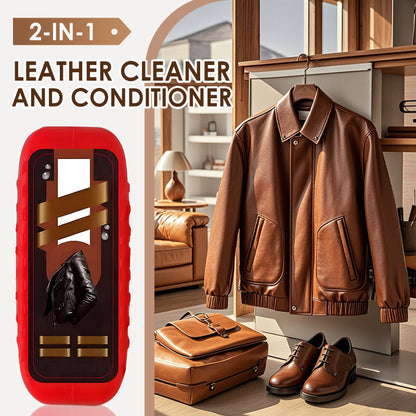 🔥50% OFF! 2-in-1 Leather Cleaner & Conditioner – Restores Shine, Prevents Cracks & Protects All Leather! 🧴🛋️