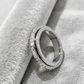 🎉 2026 Sale — Over 39,000 Sold! 💍 Titanium Steel Rotatable Spinner Ring with Zirconia – Stress-Relief & Sparkle ✨