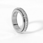 🎉 2026 Sale — Over 39,000 Sold! 💍 Titanium Steel Rotatable Spinner Ring with Zirconia – Stress-Relief & Sparkle ✨