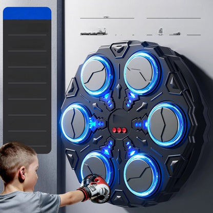 🥊 LIMITED-TIME 50% OFF! ✨ Interactive Smart Music Boxing Machine – Light Game, Beat Sync, Wall Mount 🎵