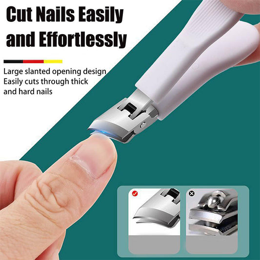 💅 LIMITED-TIME 50% OFF! ✨ Wide Jaw Anti-Splash Nail Clipper – Sharp, Easy-Grip, Durable ✂️