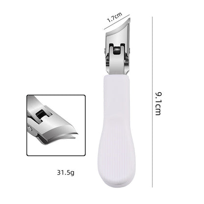 💅 LIMITED-TIME 50% OFF! ✨ Wide Jaw Anti-Splash Nail Clipper – Sharp, Easy-Grip, Durable ✂️