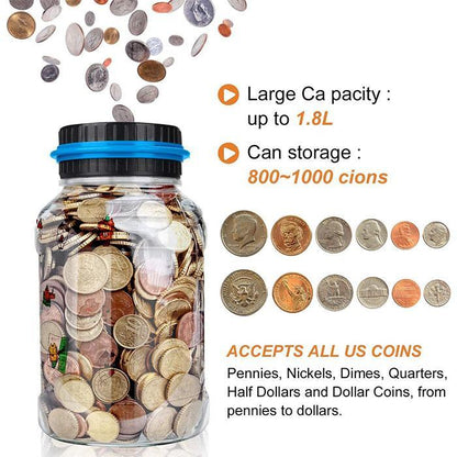 💰 LIMITED‑TIME 50% OFF! ✨ Digital Money Box with Auto Coin Counting & Target Setting – Educational, Practical, Gift‑worthy 🎁