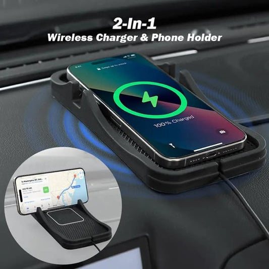 ⚡ LIMITED-TIME 50% OFF! ✨ 10W Wireless Car Charger – Fast, Non-Slip, Stand ✨