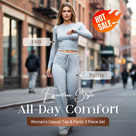 👗 LIMITED-TIME 50% OFF! ✨ Women's Casual 2-Piece Set – Minimalist, Slim, Versatile 🍂