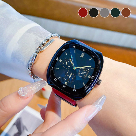 🔥 60% OFF! ⏰ Stylish Large Dial Watch – Minimalist 1.65" Face, Date Display & Comfortable Silicone Strap 🕒✨