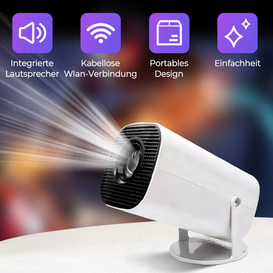 🎬 LIMITED-TIME 50% OFF! ✨ 1080P HD Portable WiFi Projector – Wireless, Portable, Crystal Clear 📽️