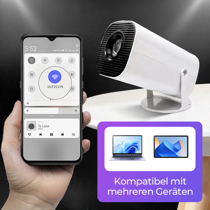 🎬 LIMITED-TIME 50% OFF! ✨ 1080P HD Portable WiFi Projector – Wireless, Portable, Crystal Clear 📽️